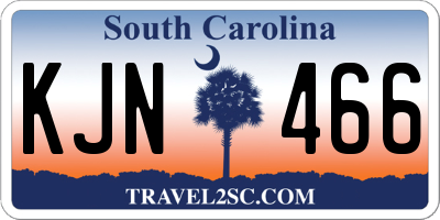 SC license plate KJN466
