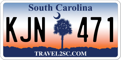 SC license plate KJN471