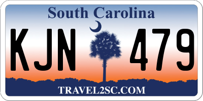 SC license plate KJN479