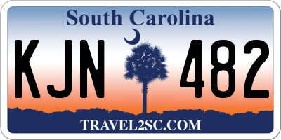 SC license plate KJN482