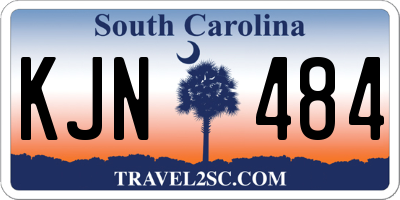 SC license plate KJN484