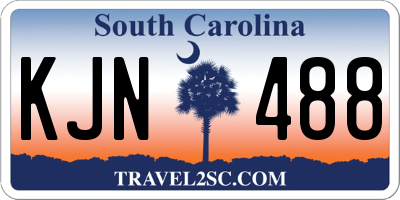 SC license plate KJN488