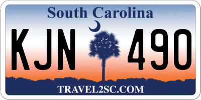 SC license plate KJN490