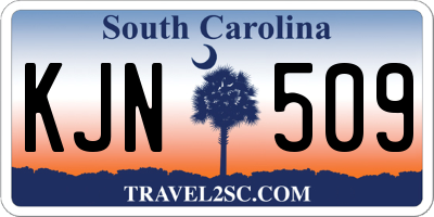 SC license plate KJN509