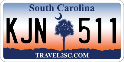 SC license plate KJN511