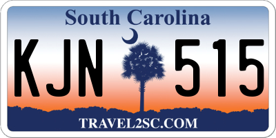 SC license plate KJN515
