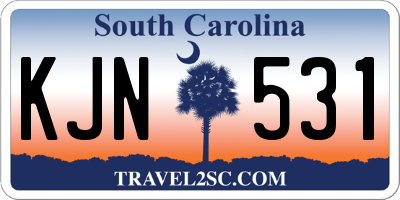 SC license plate KJN531
