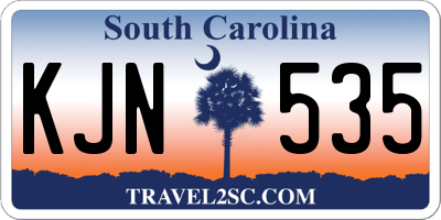 SC license plate KJN535