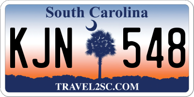 SC license plate KJN548