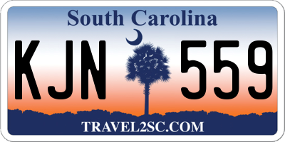 SC license plate KJN559