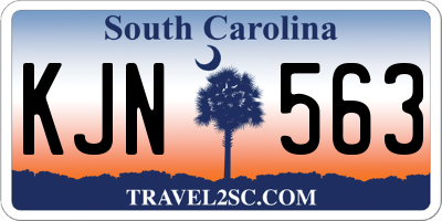 SC license plate KJN563