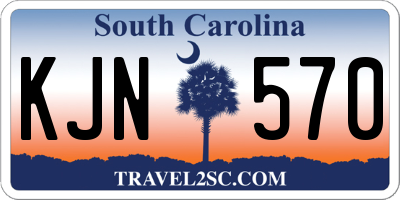 SC license plate KJN570