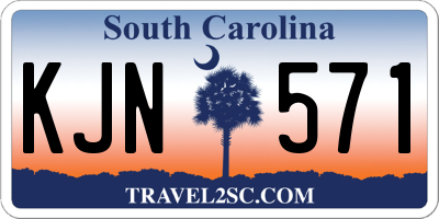 SC license plate KJN571