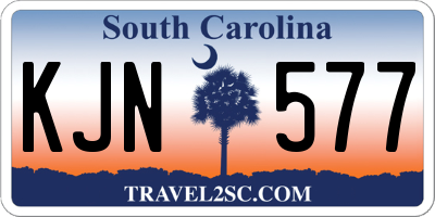 SC license plate KJN577
