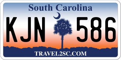 SC license plate KJN586