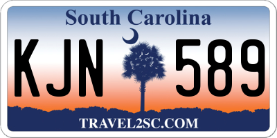 SC license plate KJN589