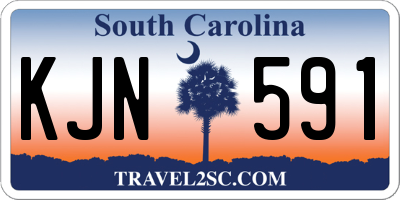 SC license plate KJN591