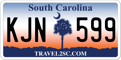 SC license plate KJN599