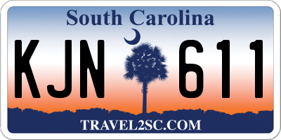 SC license plate KJN611