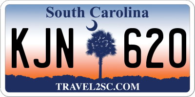 SC license plate KJN620