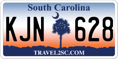 SC license plate KJN628