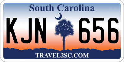 SC license plate KJN656