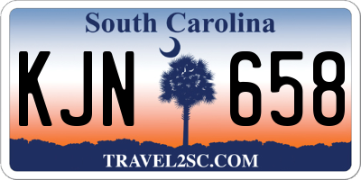 SC license plate KJN658