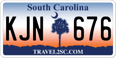 SC license plate KJN676