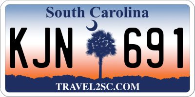 SC license plate KJN691