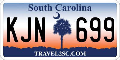 SC license plate KJN699