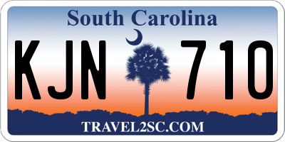 SC license plate KJN710