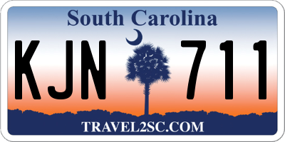 SC license plate KJN711