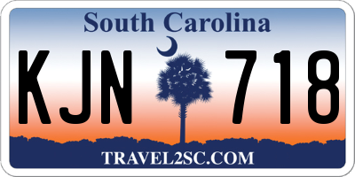 SC license plate KJN718