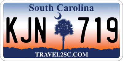SC license plate KJN719