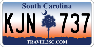 SC license plate KJN737