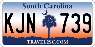 SC license plate KJN739