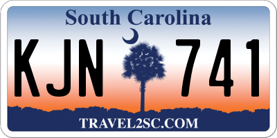 SC license plate KJN741