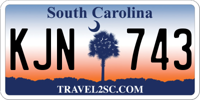 SC license plate KJN743
