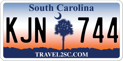 SC license plate KJN744