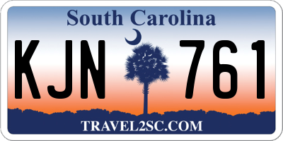 SC license plate KJN761