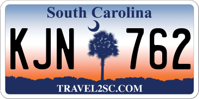 SC license plate KJN762