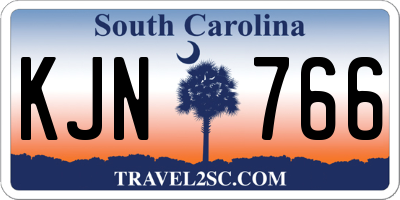 SC license plate KJN766