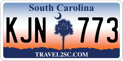 SC license plate KJN773