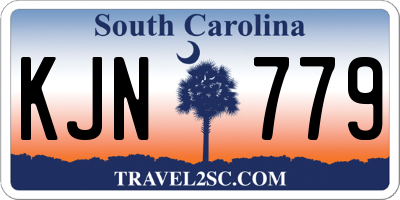 SC license plate KJN779