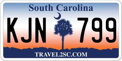 SC license plate KJN799
