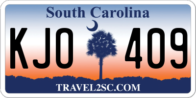 SC license plate KJO409