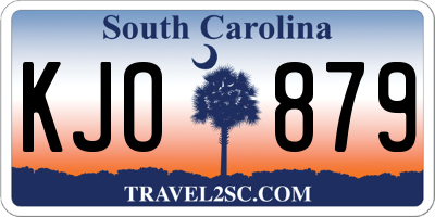 SC license plate KJO879