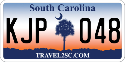 SC license plate KJP048
