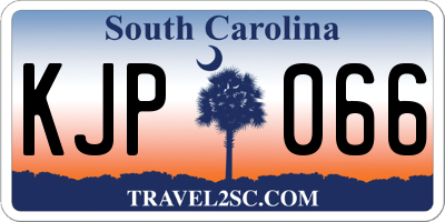 SC license plate KJP066