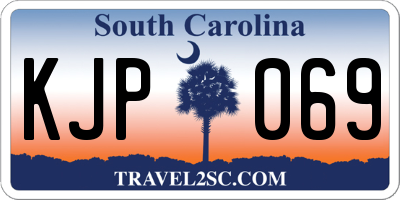 SC license plate KJP069
